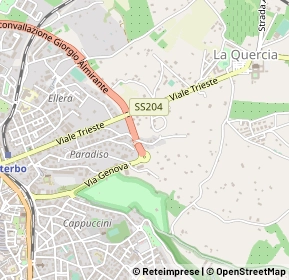 Mappa Via del Crocifisso, 01100 Viterbo VT, Italia (0.26154)