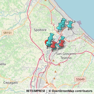 Mappa Piazza Marino Di Resta, 65010 Spoltore PE, Italia (2.41833)