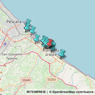 Mappa Via Zara, 66023 Francavilla al Mare CH, Italia (1.8635)
