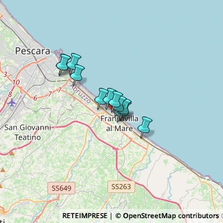 Mappa Via Zara, 66023 Francavilla al Mare CH, Italia (2.23167)