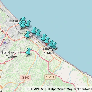 Mappa Via Zara, 66023 Francavilla al Mare CH, Italia (3.75786)