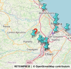 Mappa Contrada Valle Pelilla, 65010 Pianella PE, Italia (8.12)