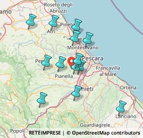 Mappa Contrada Valle Pelilla, 65010 Pianella PE, Italia (13.80231)