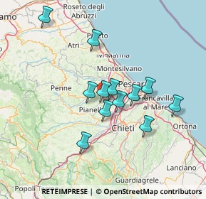 Mappa Contrada Valle Pelilla, 65010 Pianella PE, Italia (12.39917)