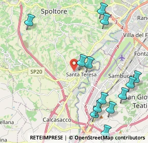 Mappa Via Metauro, 65010 Spoltore PE, Italia (2.74538)