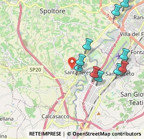 Mappa Via Metauro, 65010 Spoltore PE, Italia (2.35636)