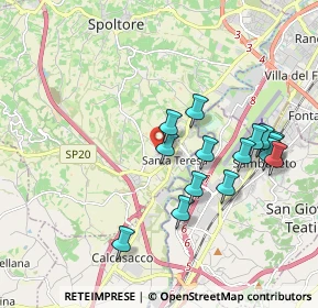 Mappa Via Metauro, 65010 Spoltore PE, Italia (1.966)
