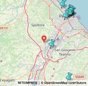 Mappa Via Metauro, 65010 Spoltore PE, Italia (6.76462)