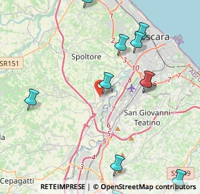 Mappa Via Metauro, 65010 Spoltore PE, Italia (5.77083)