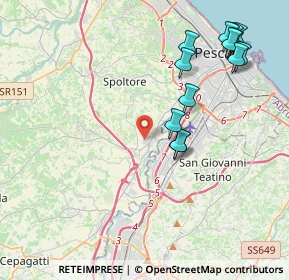 Mappa Via Metauro, 65010 Spoltore PE, Italia (4.80846)