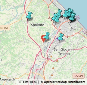 Mappa Via Metauro, 65010 Spoltore PE, Italia (5.3085)