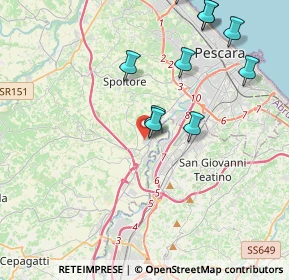 Mappa Via Metauro, 65010 Spoltore PE, Italia (5.26583)