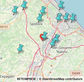 Mappa Via Metauro, 65010 Spoltore PE, Italia (4.72417)