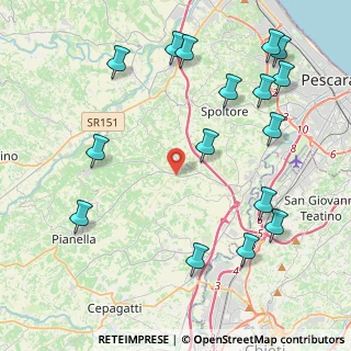 Mappa Via Perugia, 65019 Pianella PE, Italia (5.43563)