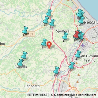 Mappa Via Perugia, 65019 Pianella PE, Italia (5.38211)