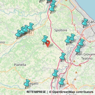 Mappa Via Perugia, 65019 Pianella PE, Italia (6.0435)