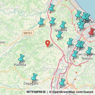 Mappa Via Perugia, 65019 Pianella PE, Italia (6.3335)