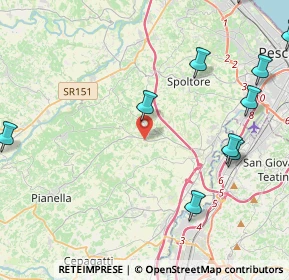 Mappa Via Perugia, 65019 Pianella PE, Italia (6.32545)