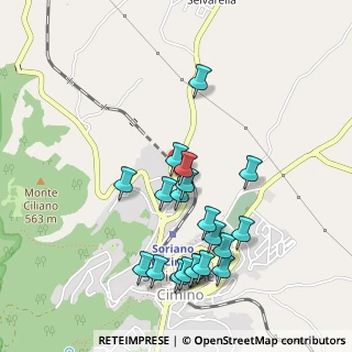 Mappa Via Madonna di Loreto, 01038 Soriano nel Cimino VT, Italia (0.515)