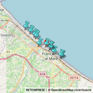 Mappa Via Cristoforo Colombo, 66023 Francavilla al Mare CH, Italia (1.26)