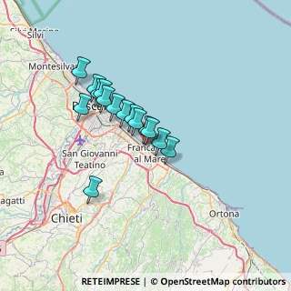 Mappa Via Cristoforo Colombo, 66023 Francavilla al Mare CH, Italia (5.35533)