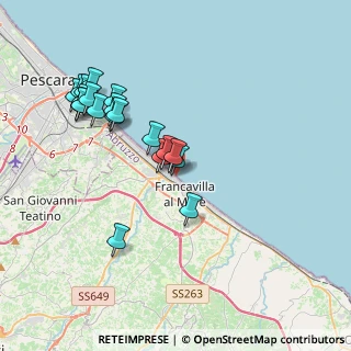 Mappa Via Cristoforo Colombo, 66023 Francavilla al Mare CH, Italia (4.0495)