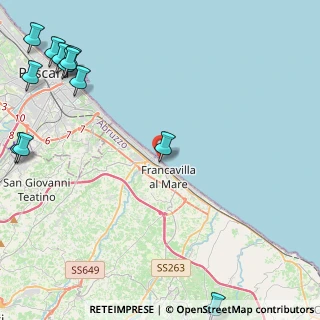 Mappa Via Cristoforo Colombo, 66023 Francavilla al Mare CH, Italia (7.23333)
