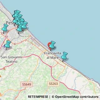Mappa Via Cristoforo Colombo, 66023 Francavilla al Mare CH, Italia (6.66133)