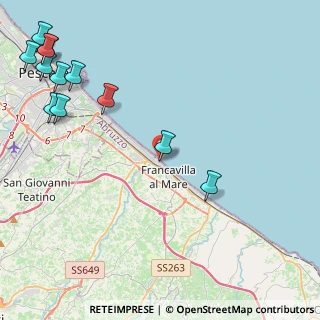 Mappa Via Cristoforo Colombo, 66023 Francavilla al Mare CH, Italia (6.43333)