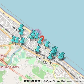 Mappa Via Cristoforo Colombo, 66023 Francavilla al Mare CH, Italia (0.497)