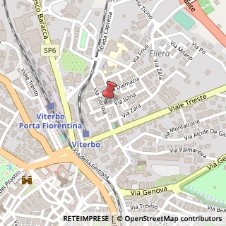 Mappa Via Istria, 2, 01100 Viterbo, Viterbo (Lazio)