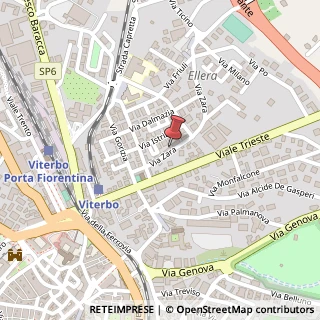 Mappa Via Zara, 76, 01100 Viterbo, Viterbo (Lazio)
