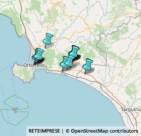 Mappa SP Capalbio, 58011 Capalbio GR, Italia (8.884)