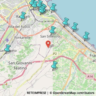 Mappa Strada Vicinale Del Trappeto, 65129 Pescara PE, Italia (3.16571)