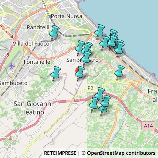 Mappa Strada Vicinale Del Trappeto, 65129 Pescara PE, Italia (1.9365)