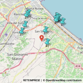 Mappa Strada Vicinale Del Trappeto, 65129 Pescara PE, Italia (2.36692)