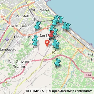 Mappa Strada Vicinale Del Trappeto, 65129 Pescara PE, Italia (1.527)