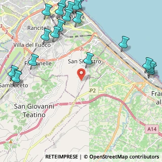 Mappa Strada Vicinale Del Trappeto, 65129 Pescara PE, Italia (3.315)