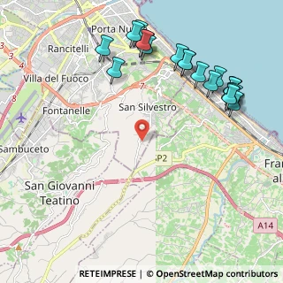 Mappa Strada Vicinale Del Trappeto, 65129 Pescara PE, Italia (2.704)