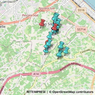 Mappa Strada Vicinale Del Trappeto, 65129 Pescara PE, Italia (0.748)