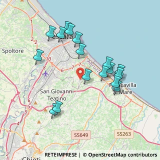 Mappa Strada Vicinale Del Trappeto, 65129 Pescara PE, Italia (3.99)