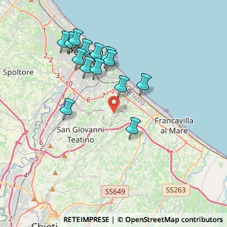 Mappa Strada Vicinale Del Trappeto, 65129 Pescara PE, Italia (3.98286)