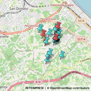 Mappa Str. Vicinale Specchioli, 65129 Pescara PE, Italia (0.58333)