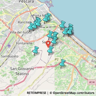 Mappa Str. Vicinale Specchioli, 65129 Pescara PE, Italia (1.7915)