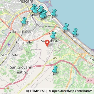 Mappa Str. Vicinale Specchioli, 65129 Pescara PE, Italia (2.675)