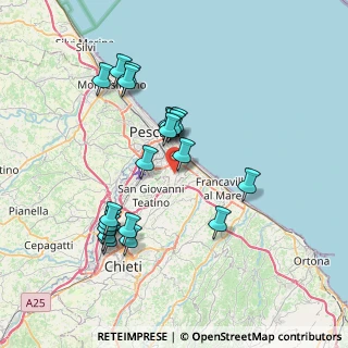 Mappa Strada Vicinale Specchioli, 65129 Pescara PE, Italia (7.4365)