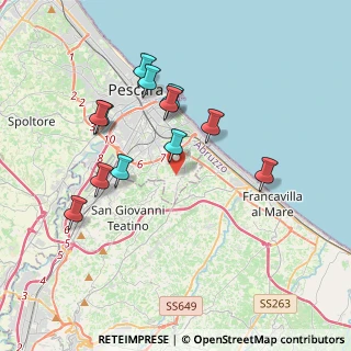 Mappa Str. Vicinale Specchioli, 65129 Pescara PE, Italia (3.7575)