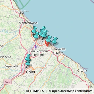 Mappa Strada Fonte Chiara, 65129 Pescara PE, Italia (5.19)