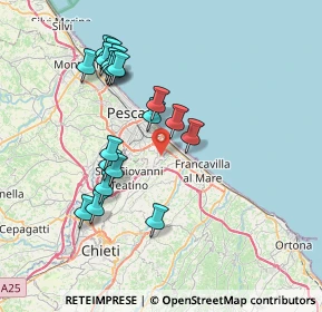 Mappa Strada Fonte Chiara, 65129 Pescara PE, Italia (7.648)