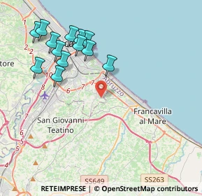 Mappa Strada Fonte Chiara, 65129 Pescara PE, Italia (4.53231)